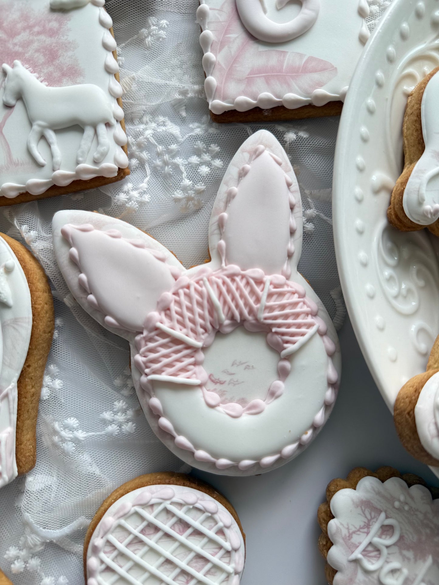 DIOR Baby-Shower-Set aus 10 Cookies