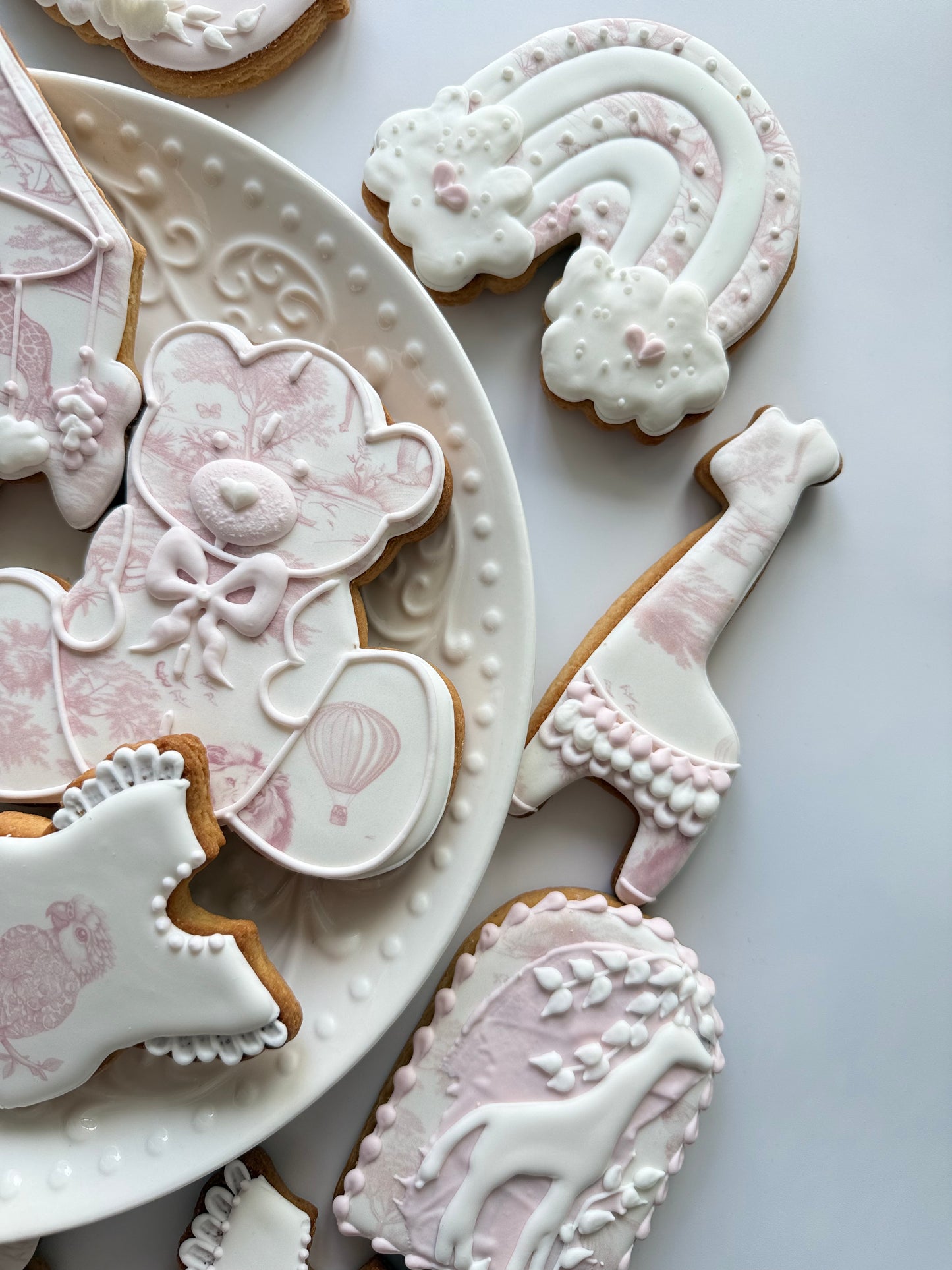 DIOR Baby-Shower-Set aus 10 Cookies