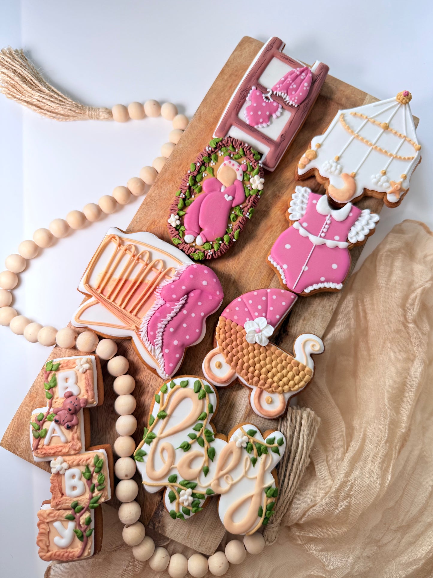 Babyshower Set aus 8 Cookies