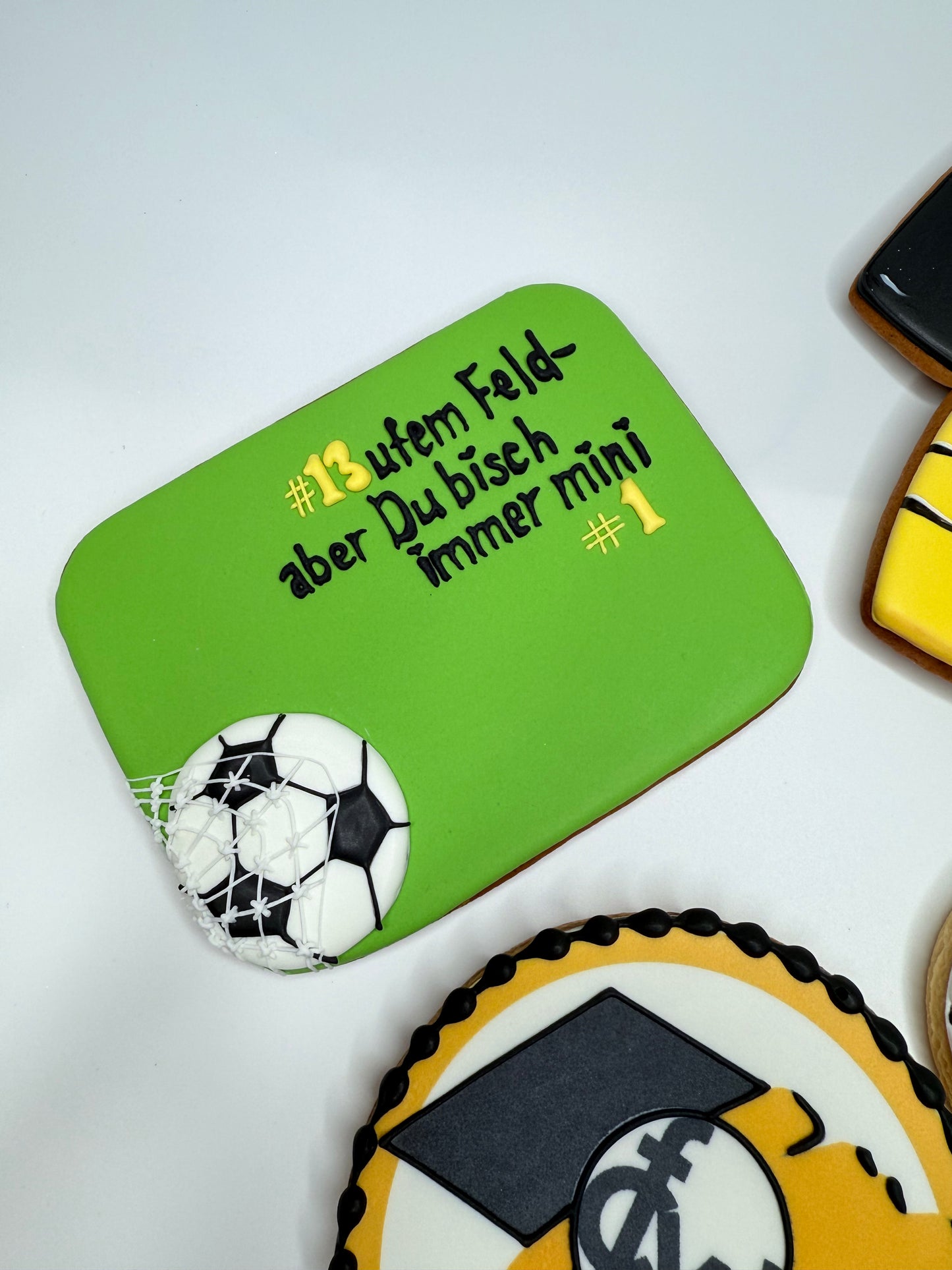 Fussball Set aus 10 Cookies