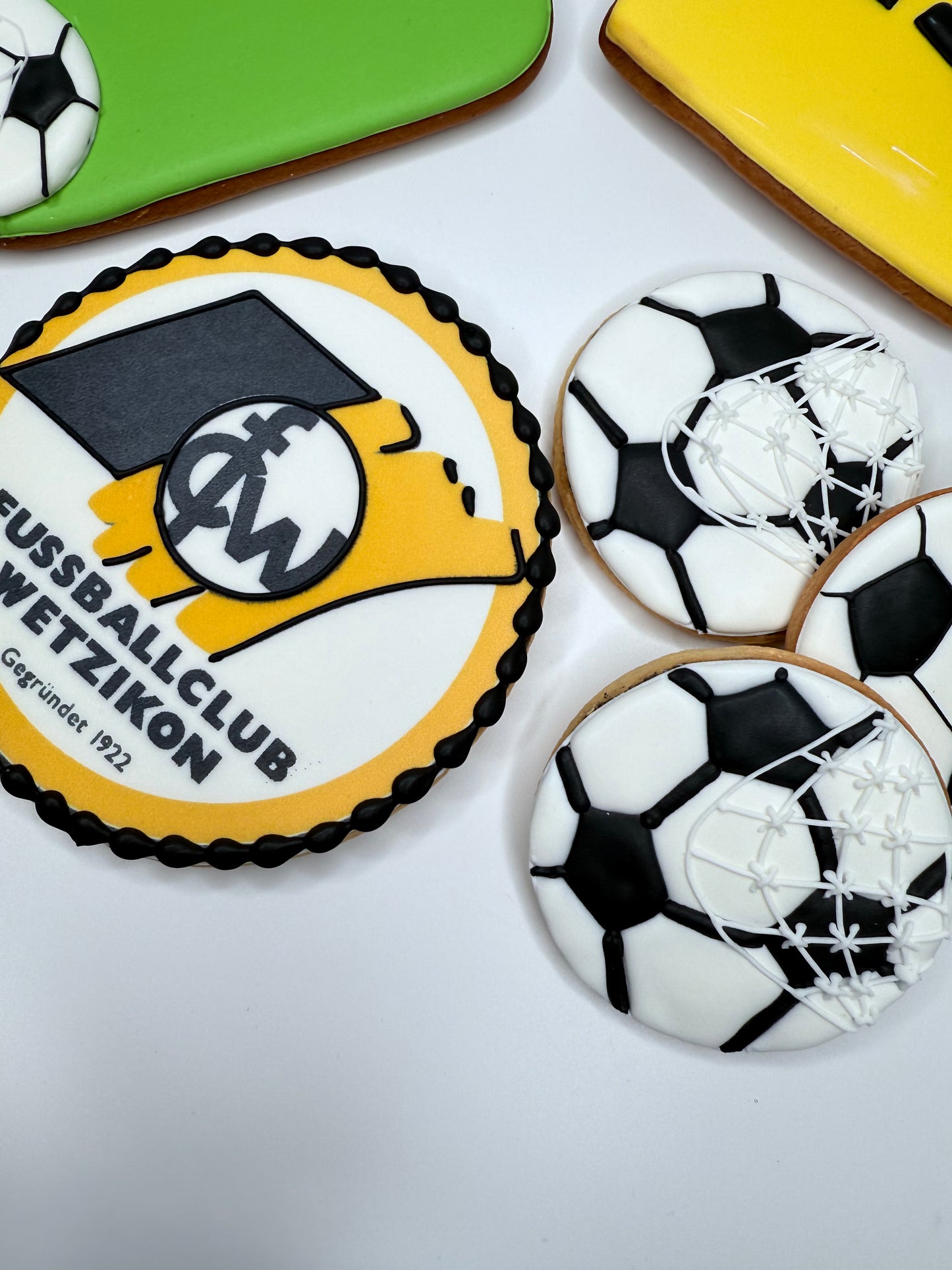 Fussball Set aus 10 Cookies
