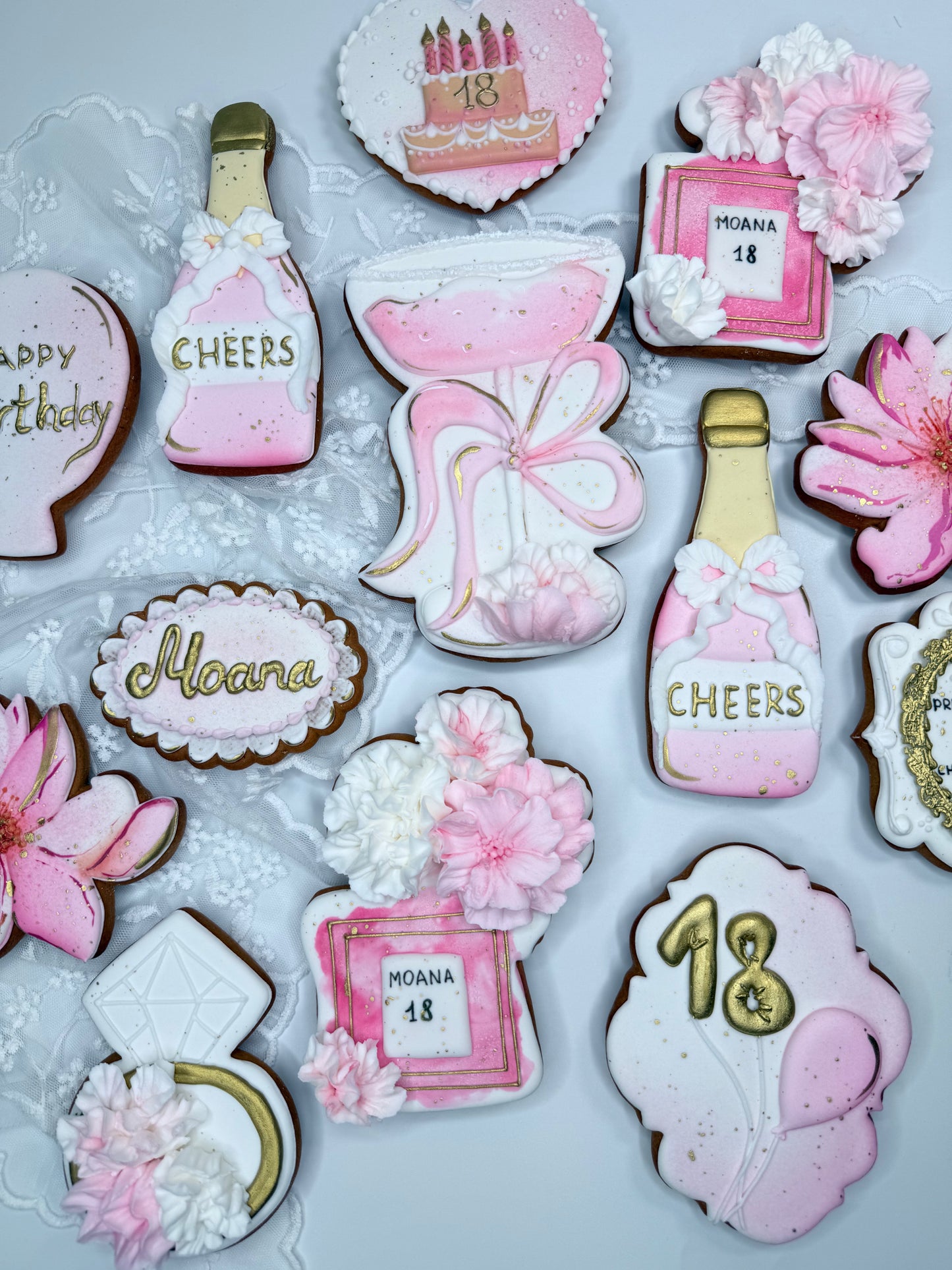 Cookies Geschenkset: Champagne