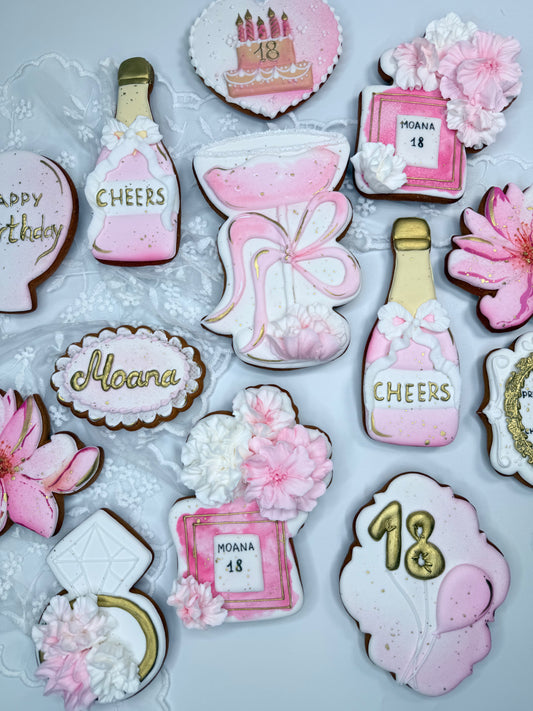 Cookies Geschenkset: Champagne