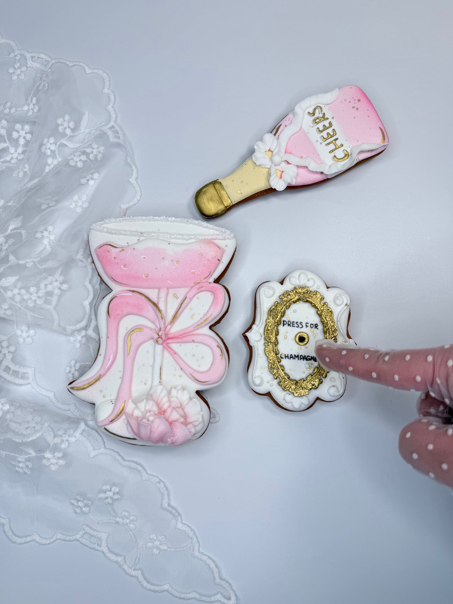 Cookies Geschenkset: Champagne