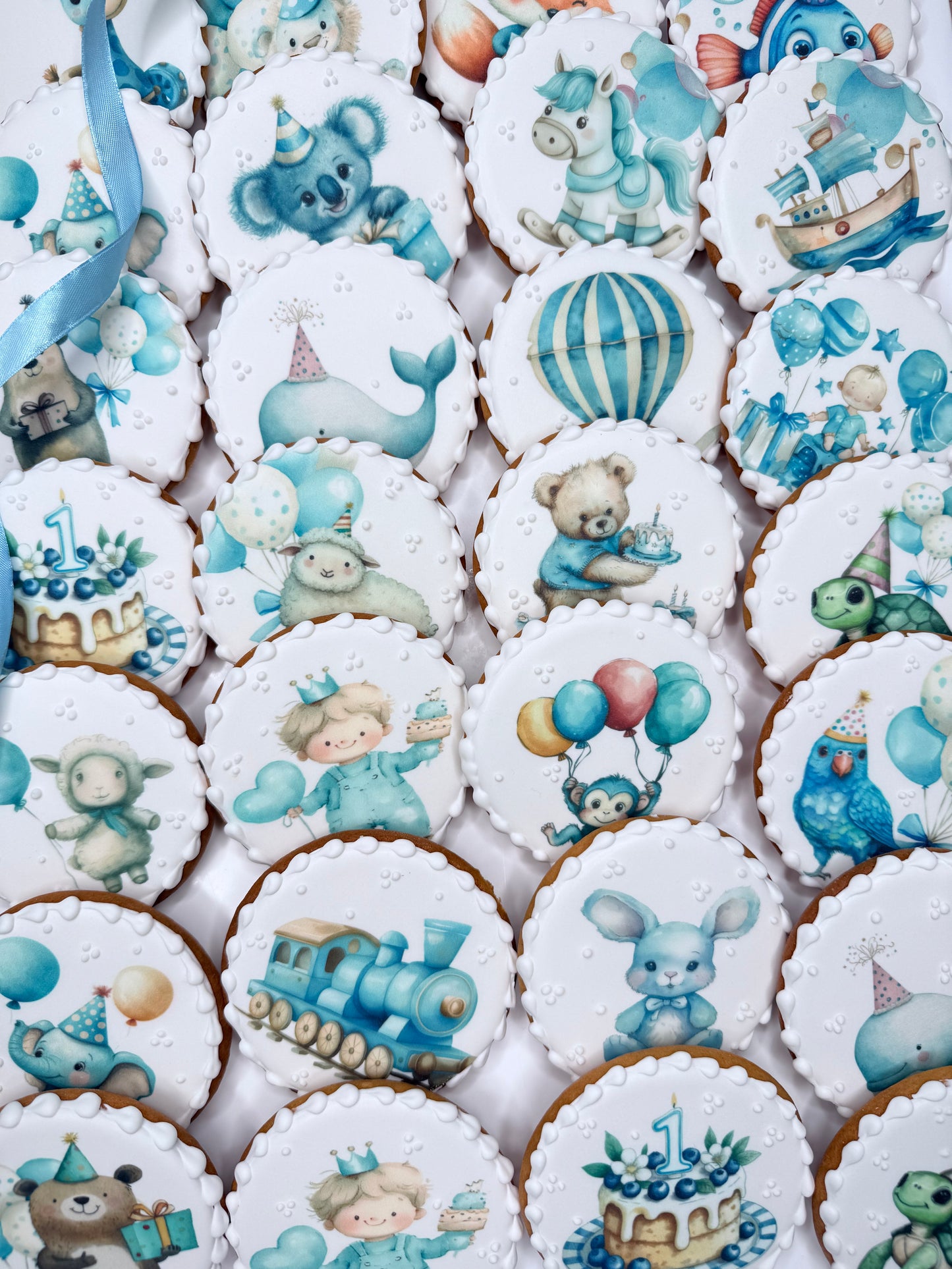 Happy Birthday Set aus 10 Cookies