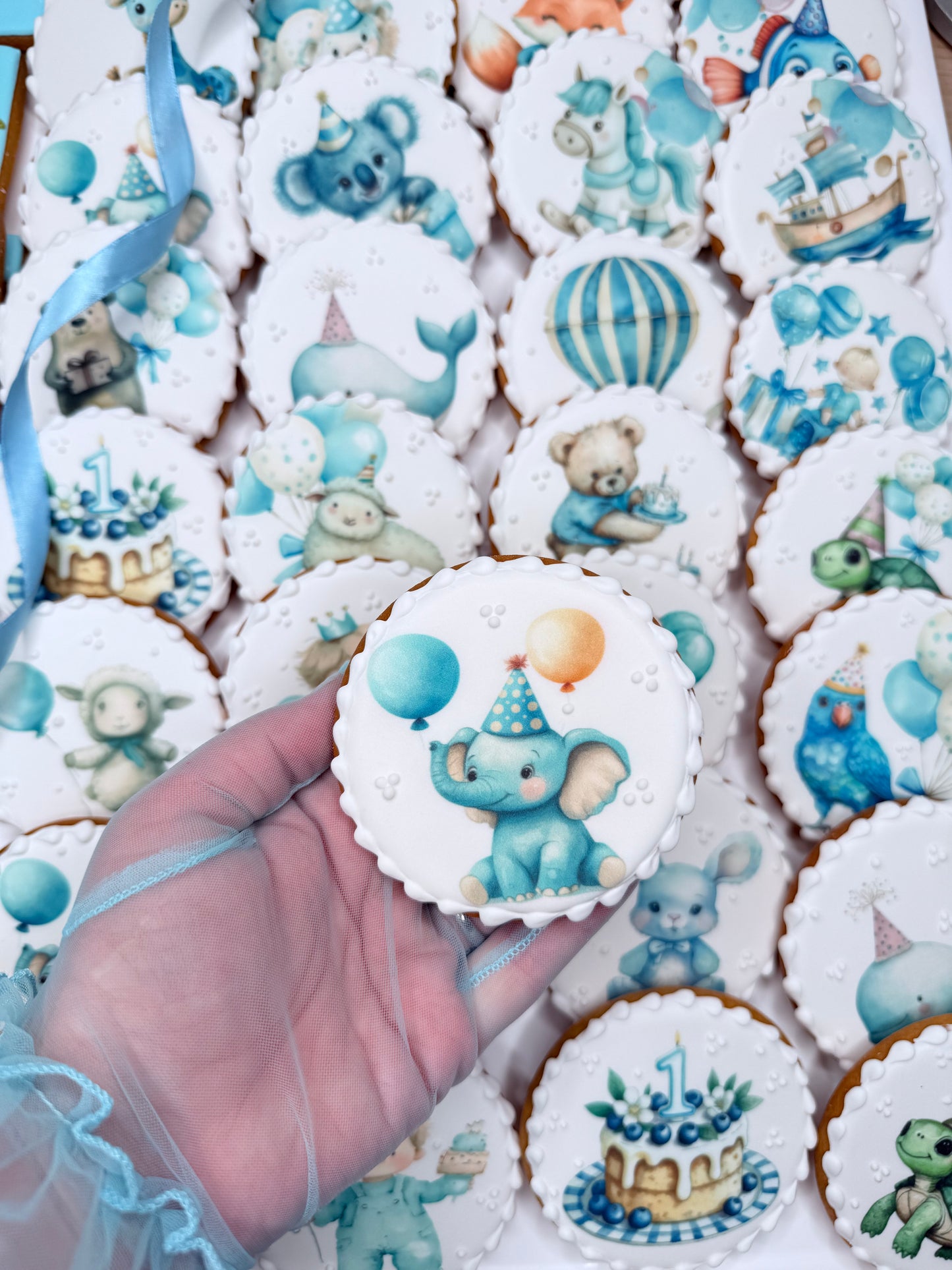 Happy Birthday Set aus 10 Cookies