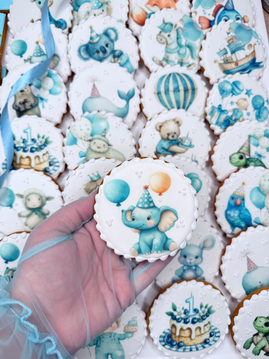 Happy Birthday Set aus 10 Cookies