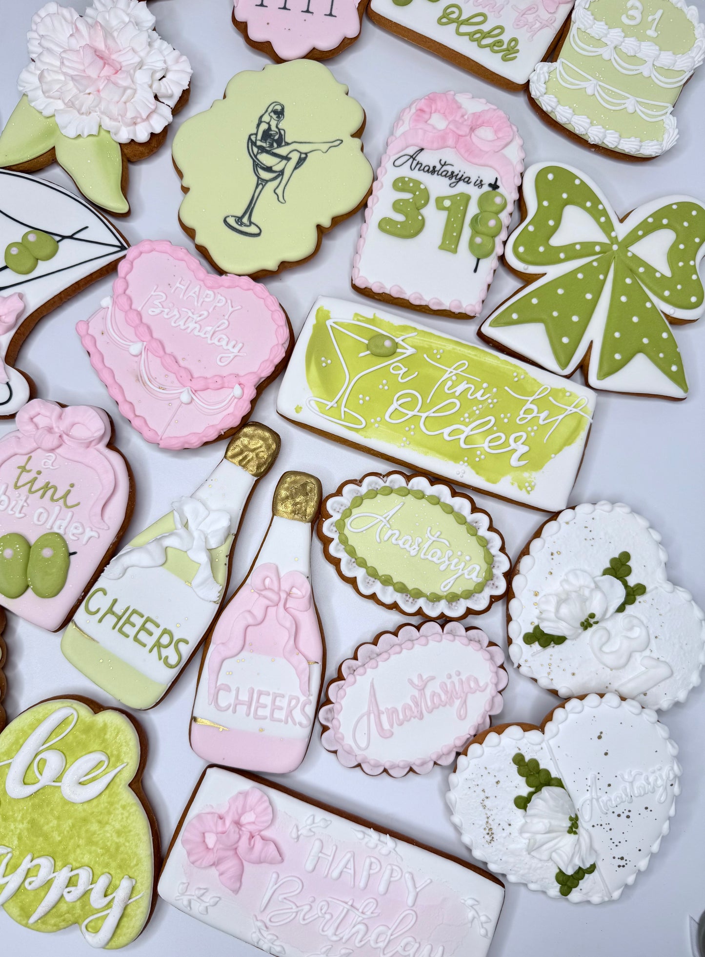 Geburtstag: Tiny bit older. Set aus 10 Cookies