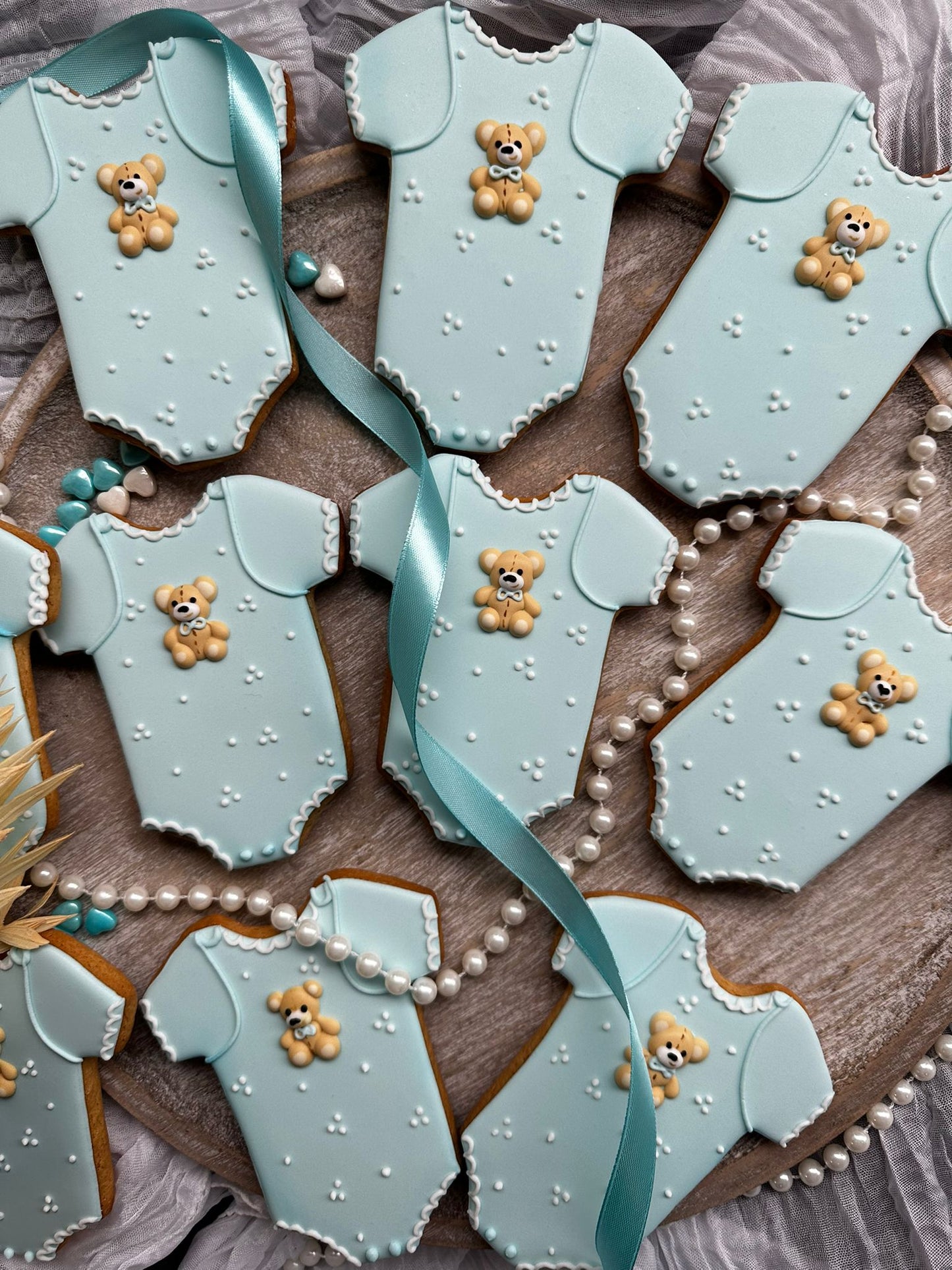 Handgefertigte Babyshower Cookies