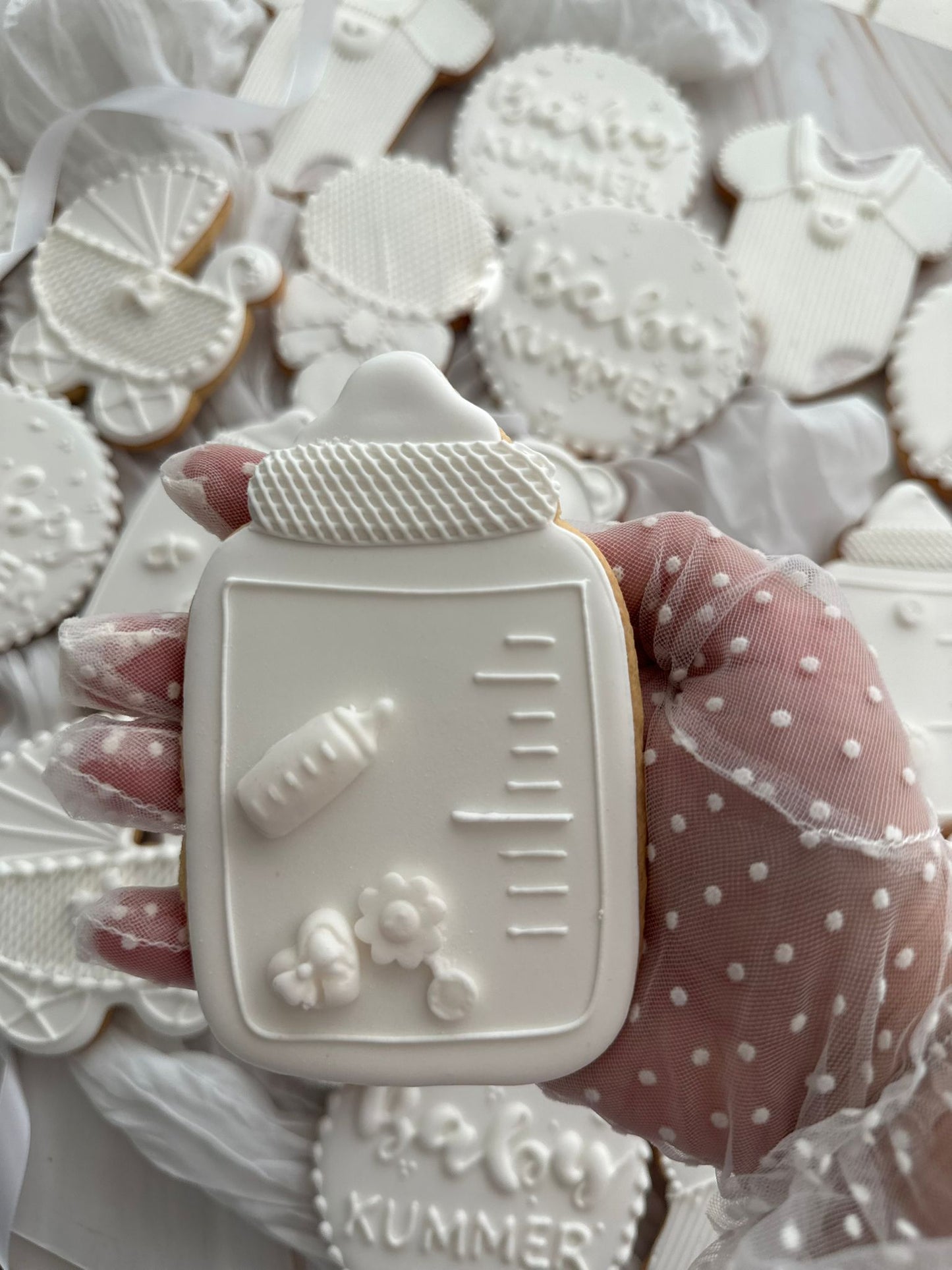 Handgefertigte Babyshower Cookies